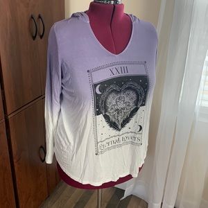 NWT Torrid Supersoft Long Sleeve Hooded T-Shirt